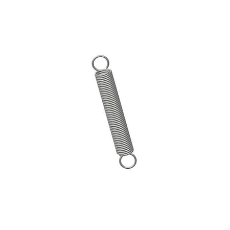 Extension Spring, O= .359, L= 2.50, W= .039